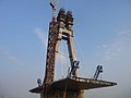 New Taipei Bridge under construction in 2009.