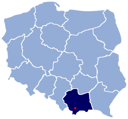 Розташування міста Новий Торг