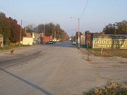 View of Pacific Junction looking east down Lincoln Avenue from Front Street