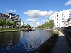 Les promenades quais Saint-Cyr et de la Prévalaye.