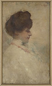 "Portrait of Doris McIntyre", circa 1908 (Te Papa, Wellington)