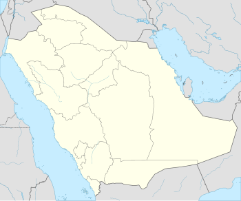 نظام دوري كرة القدم في السعودية على خريطة المملكة العربية السعودية
