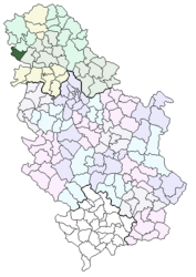 Bač – Mappa