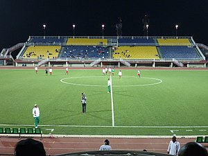 Gegentribüne im Setsoto-Stadion