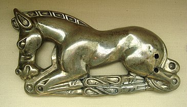 Cheval en argent, IVe~Ier siècle av. J.-C., British Museum.