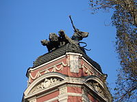 Detail of the tower