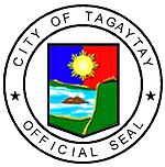 Tigaman Buhatan o opisyal nga selyo han Syudad han Tagaytay Lungsod ng Tagaytay