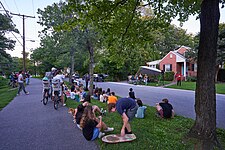 The Trolley trail at the Calvert Hills neighborhood