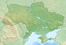 ヤルタの位置（ウクライナ内）