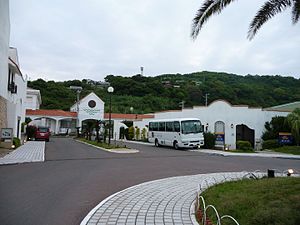 本館ロータリー周辺 （2010年・長崎温泉やすらぎ伊王島時代）