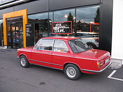 Arrière de la BMW 1602 2 portes