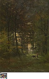 Paysage forestier (1867), Bruges, musée Groeninge.