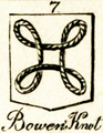 Bowen knot in a book from 1827[4]