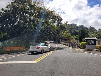 Puerto Rico Highway 814 in Cedro Abajo