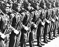 PRC paratroopers on parade for the 10th anniversary of the founding of the People's Republic of China, 1959.