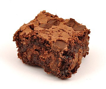 Chocolate brownie, by Ɱ