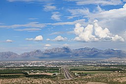 Vy över Las Cruces