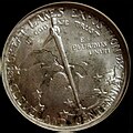 Reverse of Cleveland Centennial half dollar