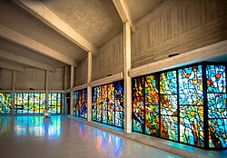 Narthex Stained Glass by Henry Haig