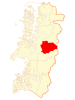 Map of the Río Ibáñez commune in Aisén Region