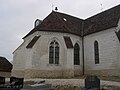 L'église d'Echemines : le chevet gothique