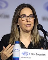 Elise Doganieri at the 2022 WonderCon in Anaheim, California.