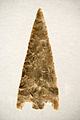 Flint arrowhead (Prehistoric Society of Los Millares. 3200-2250 BCE).