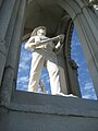 Fireman's Statue at Greenwood Cemetery