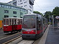 Heritage tram and Type A1.