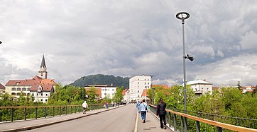 Bridge over Kokra River in Kranj (reconstruction, 1994)