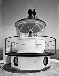 The light's lantern and watch room in 1997