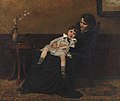 Les derniers jours d' enfance (1883) by Cecilia Beaux, Pennsylvania Academy of the Fine Arts