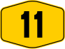 Federal Route 11 shield}}