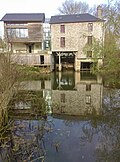 Le moulin de l'abbaye de Larrivour de nos jours.