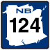 Route 124 marker