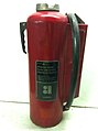 Ansul 30lb. Na-X cartridge-operated sodium carbonate fire extinguisher for sodium fires using non-corrosive agent