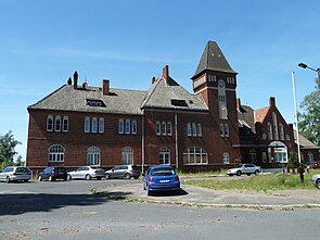 Denkmalgeschütztes Empfangsgebäude des früheren Hauptbahnhofs