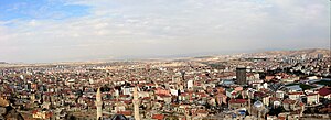 Vista panorâmica da cidade de Nevşehir