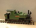 An O16.5 model based on a Bagnall 0-4-2T design