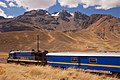 « L’Andean Explorer » au passage du col de la Raya.