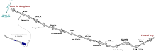 Plan des voies du T3 et des ateliers de Lucotte.