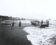 Port de New Carlisle, Gaspésie, vers 1890