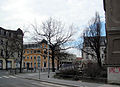 April 2013: Kreuzung Hauptstraße / Pestalozzistraße / Sidonienstraße