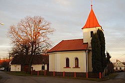 Chapel in the centre of Radkov