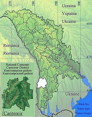 Stoianovca is located in Cantemir