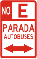 R-8-5b No parking, bus stop