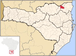 São Bento do Sul – Mappa