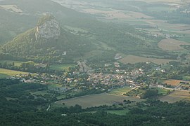 Saou seen from La Poupoune