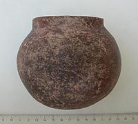 Exemple de Dark Faced Burnished Ware provenant de Shir (Syrie).