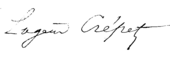 signature d'Eugène Crépet